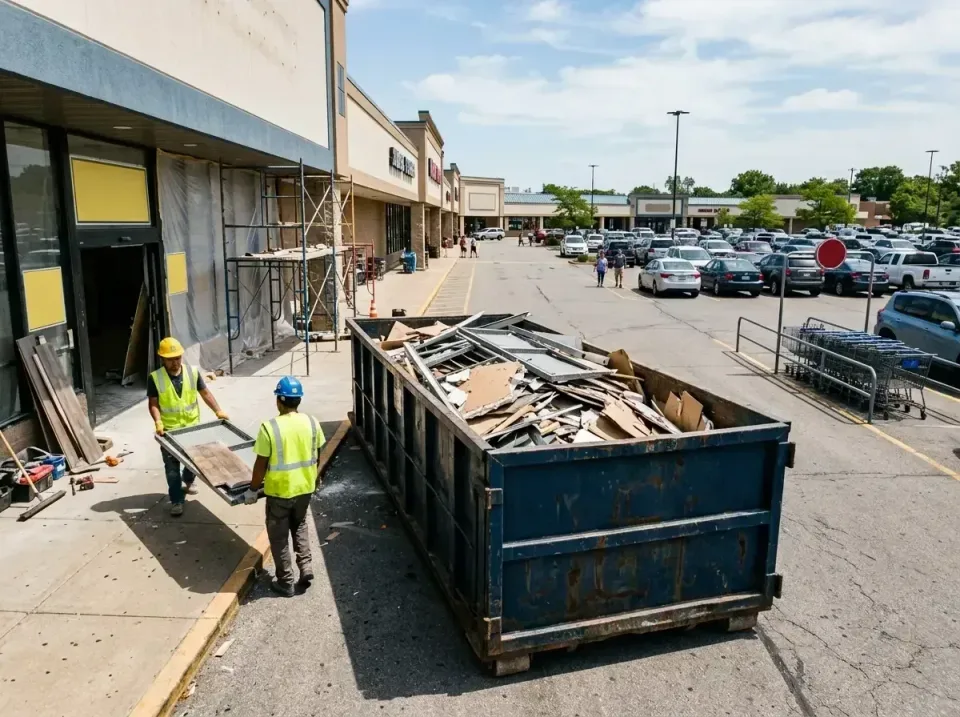 retail-store-renovation-debris-003 — frequently asked questions, Roll-off Dumpster Rentals in Baxter Village, SC